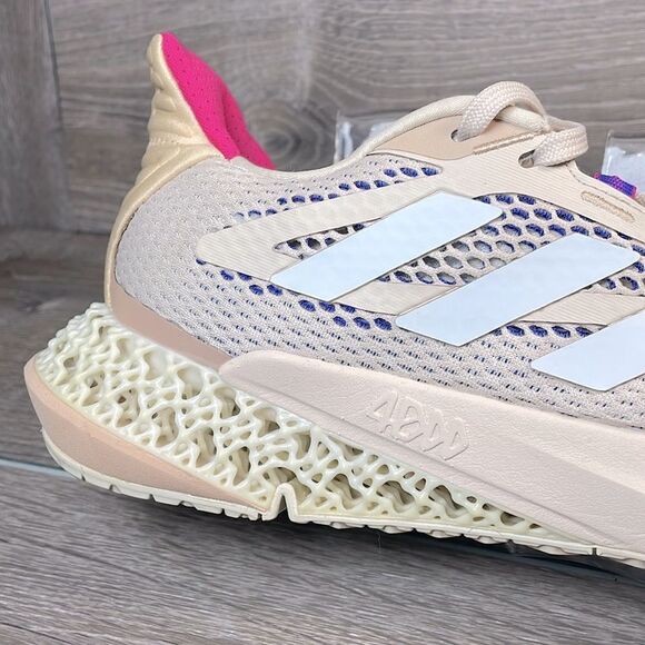 Adidas 4DFWD Pulse Halo Ivory Beige Women's Sz 9 Low Top Lace Up Running Sneaker - Picture 11 of 11